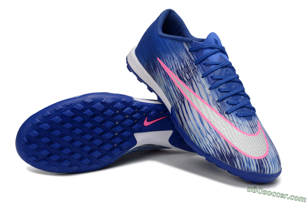 Nike Air Zoom Mercurial Superfly 11 TF Artificial Turf Soccer Shoes - Blue/Electric Blue/Neon Pink 3