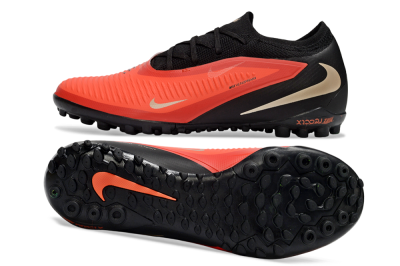 Nike Phantom 6 Elite Low TF Artificial Turf Soccer Shoes - Red/Crimson Blaze/Black