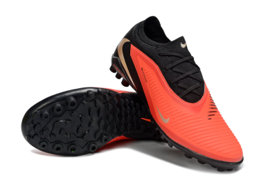 Nike Phantom 6 Elite Low TF Artificial Turf Soccer Shoes - Red/Crimson Blaze/Black