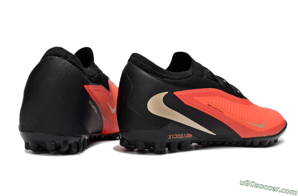 Nike Phantom 6 Elite Low TF Artificial Turf Soccer Shoes - Red/Crimson Blaze/Black 6