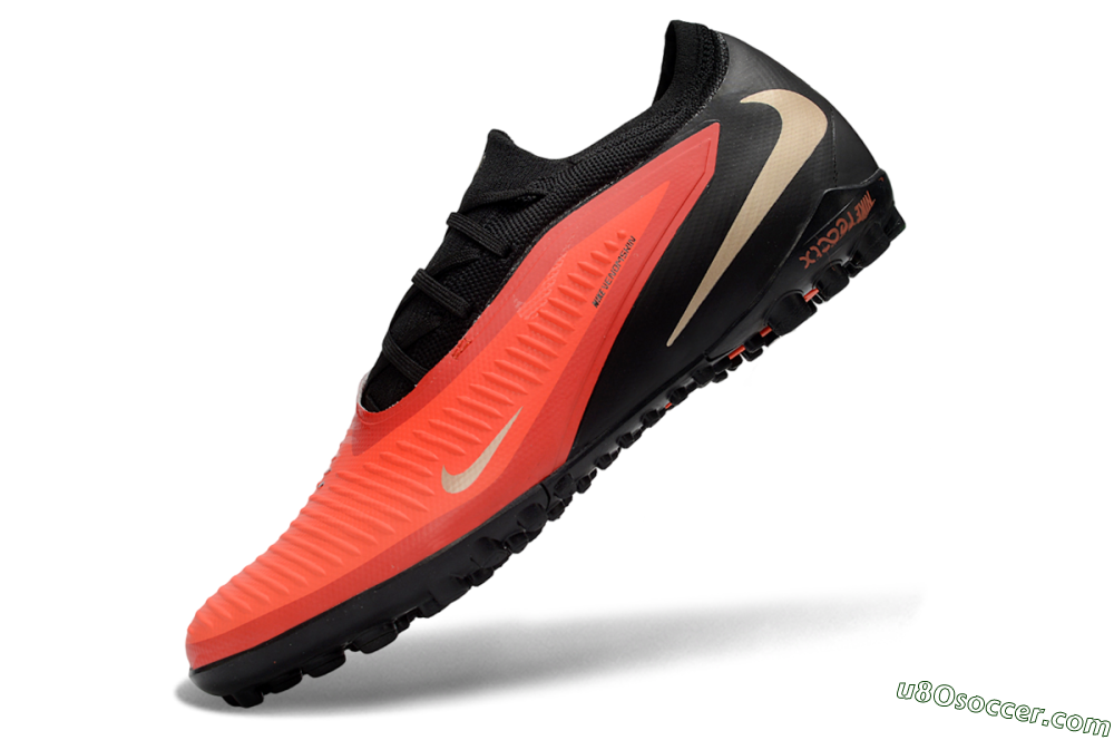 Nike Phantom 6 Elite Low TF Artificial Turf Soccer Shoes - Red/Crimson Blaze/Black 5