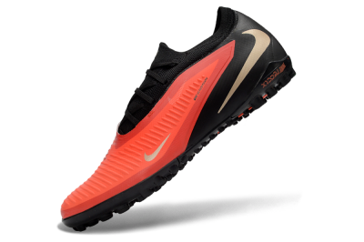 Nike Phantom 6 Elite Low TF Artificial Turf Soccer Shoes - Red/Crimson Blaze/Black