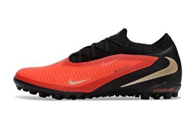 Nike Phantom 6 Elite Low TF Artificial Turf Soccer Shoes - Red/Crimson Blaze/Black