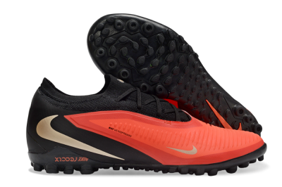 Nike Phantom 6 Elite Low TF Artificial Turf Soccer Shoes - Red/Crimson Blaze/Black