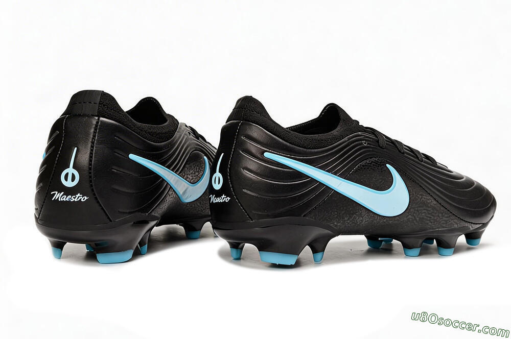 Nike Tiempo Legend 10 Elite FG Firm Ground Soccer Cleats - Black/Sky Blue/Sleek Black 7