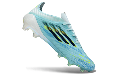 Adidas F50 Elite FG Firm Ground Soccer Cleats - Aqua/Neon Yellow/White