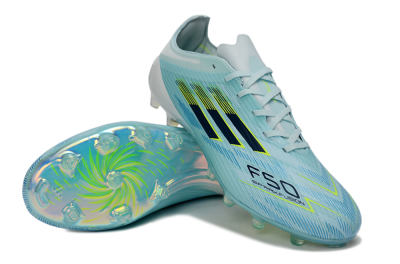 Adidas F50 Elite FG Firm Ground Soccer Cleats - Aqua/Neon Yellow/White