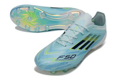 Adidas F50 Elite FG Firm Ground Soccer Cleats - Aqua/Neon Yellow/White