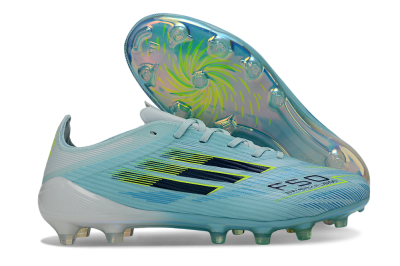 Adidas F50 Elite FG Firm Ground Soccer Cleats - Aqua/Neon Yellow/White