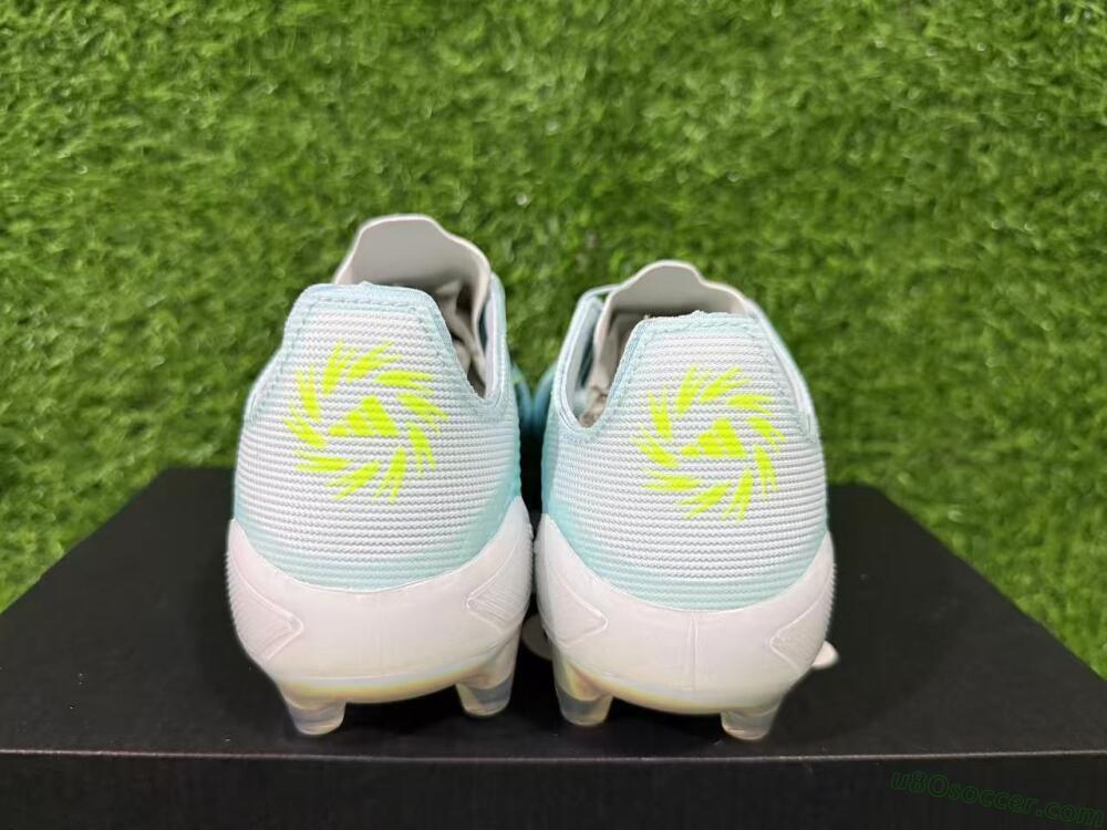 Adidas F50 Elite FG Firm Ground Soccer Cleats - Aqua/Neon Yellow/White