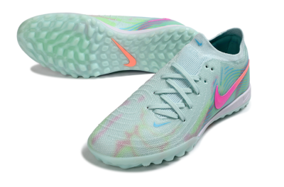 Nike Phantom GX 2 Elite TF Artificial Turf Soccer Shoes - Aqua/Mint Breeze/Pink Fusion