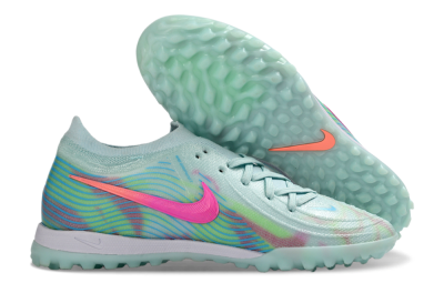 Nike Phantom GX 2 Elite TF Artificial Turf Soccer Shoes - Aqua/Mint Breeze/Pink Fusion