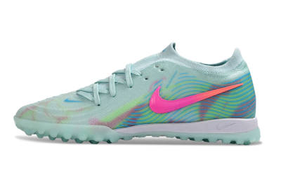 Nike Phantom GX 2 Elite TF Artificial Turf Soccer Shoes - Aqua/Mint Breeze/Pink Fusion