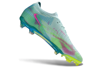 Nike Phantom GX 2 Elite FG Firm Ground Soccer Cleats - Aqua/Neon Pink/Volt Yellow