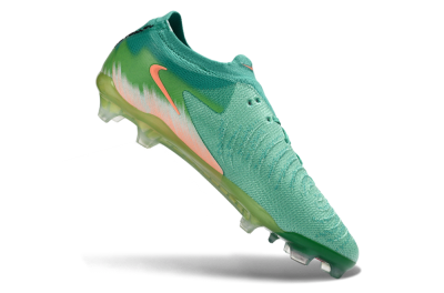 Nike Phantom GX 2 Elite FG Firm Ground Soccer Cleats - Green/Aqua Splash/Coral Peach