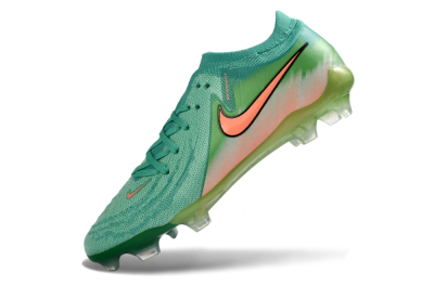 Nike Phantom GX 2 Elite FG Firm Ground Soccer Cleats - Green/Aqua Splash/Coral Peach