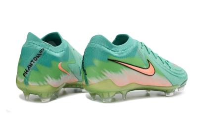 Nike Phantom GX 2 Elite FG Firm Ground Soccer Cleats - Green/Aqua Splash/Coral Peach