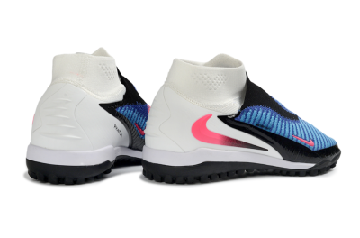 Nike Phantom 6 High Elite TF Artificial Turf Soccer Shoes - Blue/Electric Blue/Fuchsia