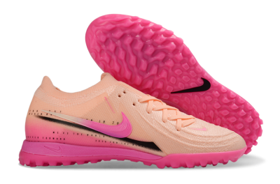 Nike Phantom GX 2 Elite TF Artificial Turf Soccer Shoes - Pink/Peach Sorbet/Fuchsia Burst