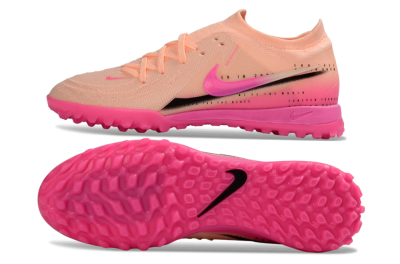 Nike Phantom GX 2 Elite TF Artificial Turf Soccer Shoes - Pink/Peach Sorbet/Fuchsia Burst