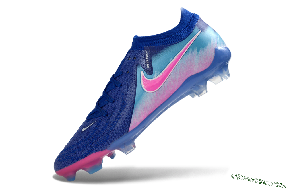 Nike Phantom GX 2 Elite FG Firm Ground Soccer Cleats - Blue/Pink Wave/Blue Gradient 5