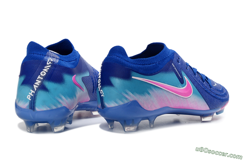 Nike Phantom GX 2 Elite FG Firm Ground Soccer Cleats - Blue/Pink Wave/Blue Gradient 6