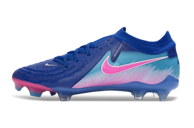 Nike Phantom GX 2 Elite FG Firm Ground Soccer Cleats - Blue/Pink Wave/Blue Gradient