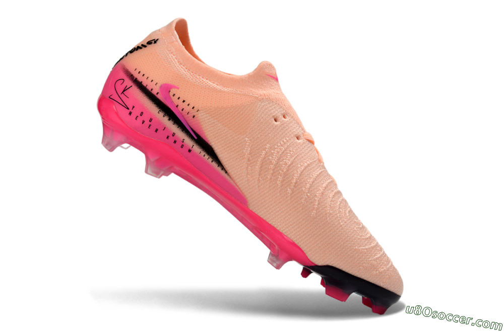 Nike Phantom GX 2 Elite FG Firm Ground Soccer Cleats - Pink/Coral Burst/Fuchsia Glow 4