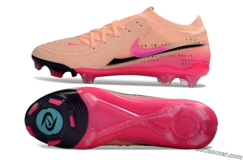 Nike Phantom GX 2 Elite FG Firm Ground Soccer Cleats - Pink/Coral Burst/Fuchsia Glow 0
