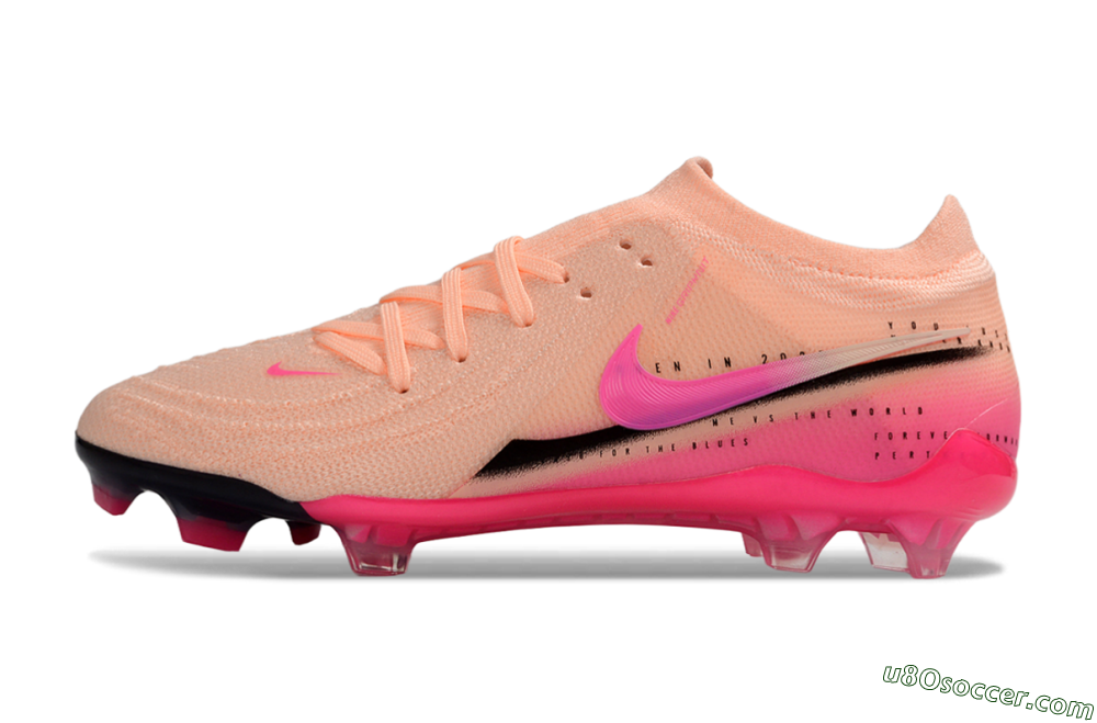 Nike Phantom GX 2 Elite FG Firm Ground Soccer Cleats - Pink/Coral Burst/Fuchsia Glow 2
