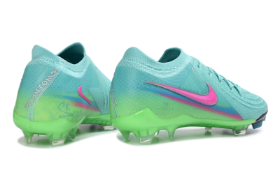 Nike Phantom GX 2 Elite FG Firm Ground Soccer Cleats - Aqua/Neon Green/Fuchsia