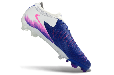 Nike Phantom GX 2 Elite FG Firm Ground Soccer Cleats - Blue/Vibrant Pink/Soft White