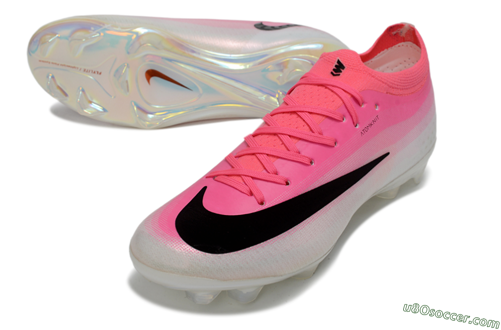 Nike Air Zoom Mercurial Vapor 17 Elite FG Firm Ground Soccer Cleats - Pink/Electric Pink/Black 3