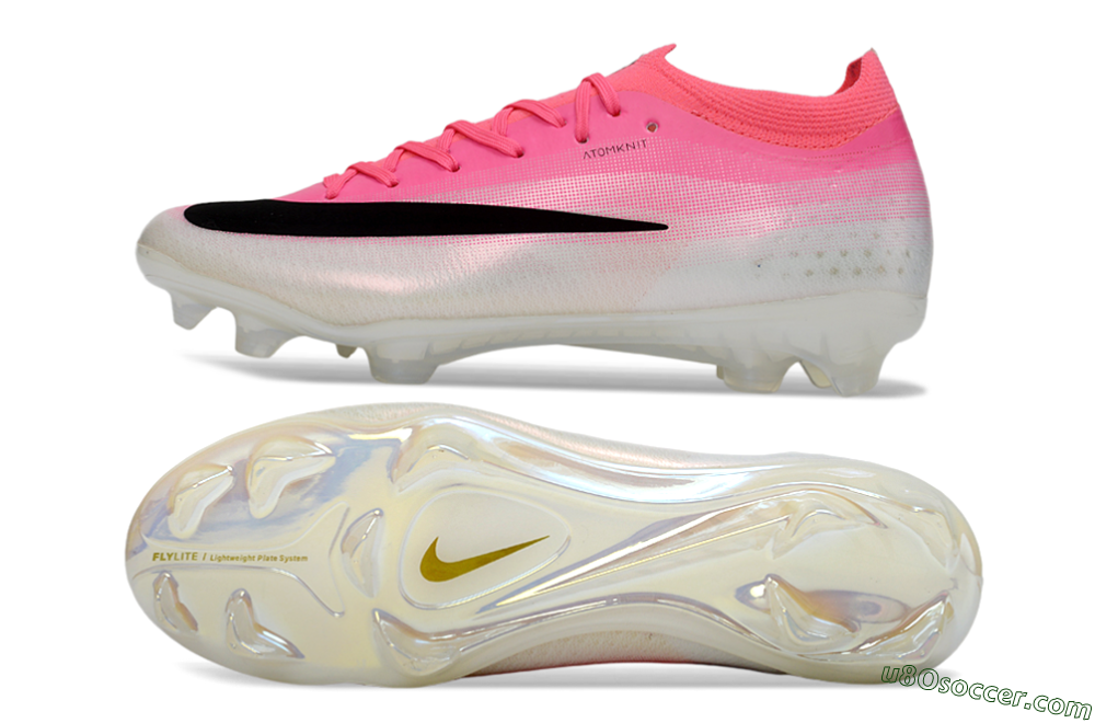Nike Air Zoom Mercurial Vapor 17 Elite FG Firm Ground Soccer Cleats - Pink/Electric Pink/Black 0