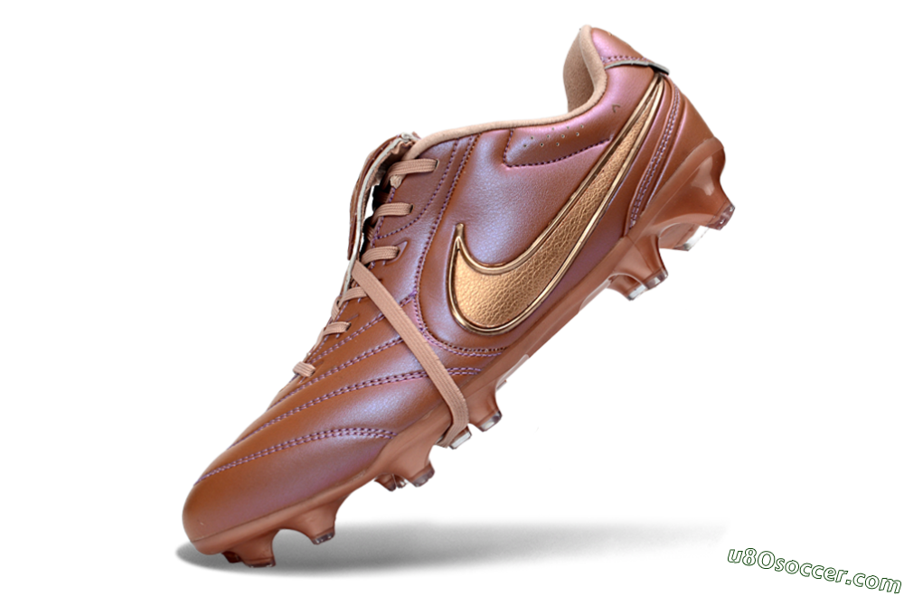 Nike Tiempo Legend SE FG Firm Ground Soccer Cleats - Brown/Cocoa Brown/Metallic Gold 5