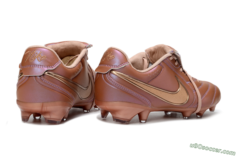 Nike Tiempo Legend SE FG Firm Ground Soccer Cleats - Brown/Cocoa Brown/Metallic Gold 6