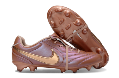 Nike Tiempo Legend SE FG Firm Ground Soccer Cleats - Brown/Cocoa Brown/Metallic Gold