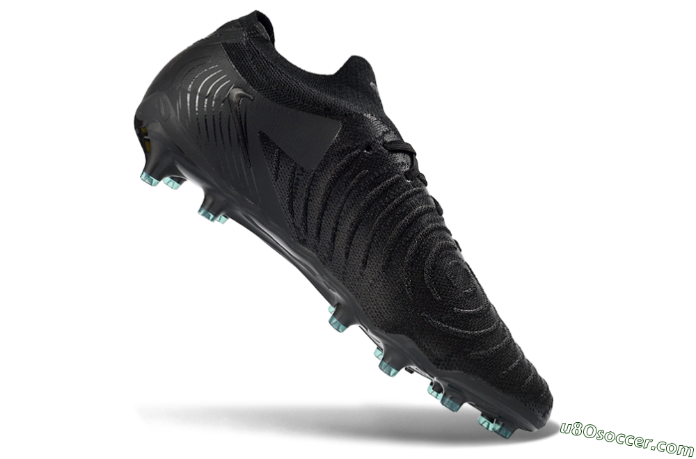 Nike Phantom GX 2 Elite AG Artificial Grass Soccer Cleats - Black/Teal Burst/Shadow Black 4