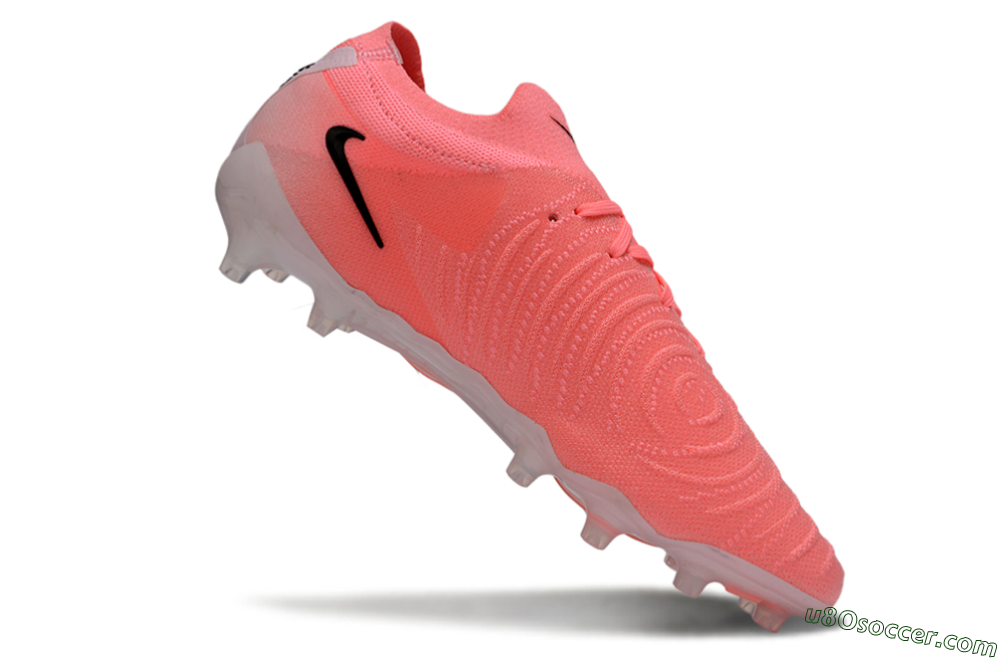 Nike Phantom GX 2 Elite AG Artificial Grass Soccer Cleats - Pink/Bright Coral/Deep Black 4