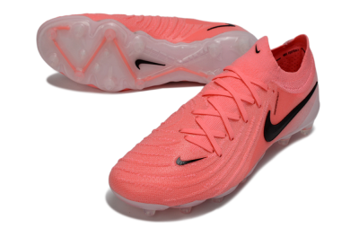 Nike Phantom GX 2 Elite AG Artificial Grass Soccer Cleats - Pink/Bright Coral/Deep Black