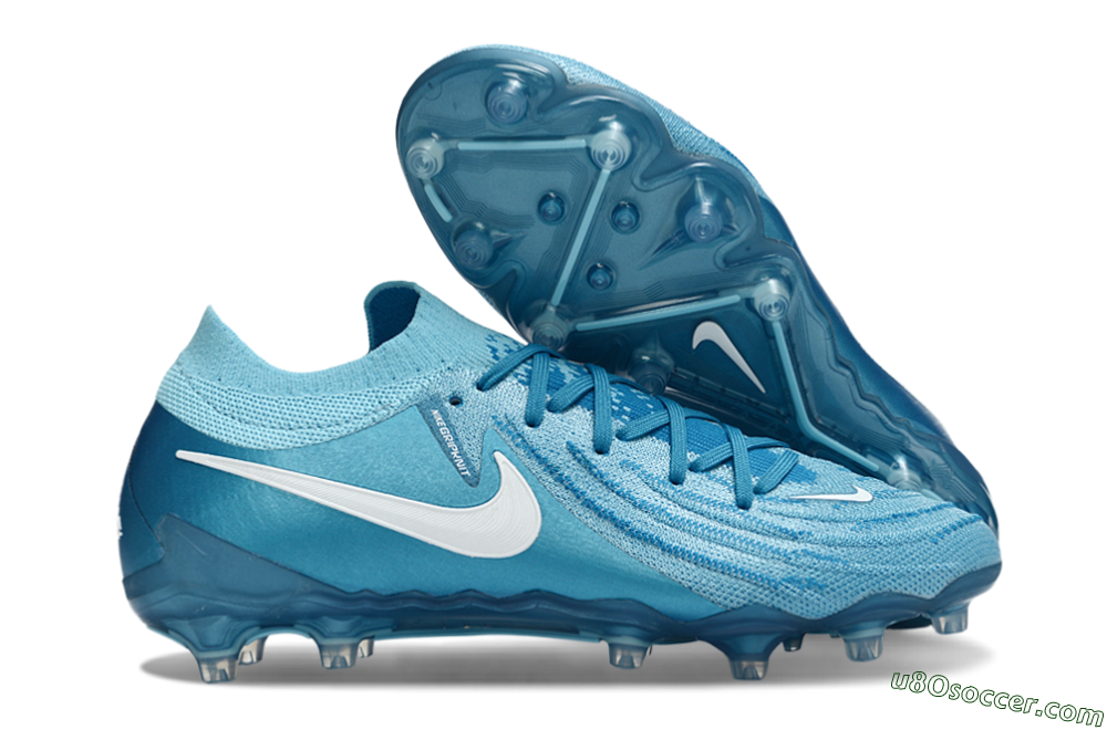 Nike Phantom GX 2 Elite AG Artificial Grass Soccer Cleats - Blue/Sky Blue/Ocean Blue 1
