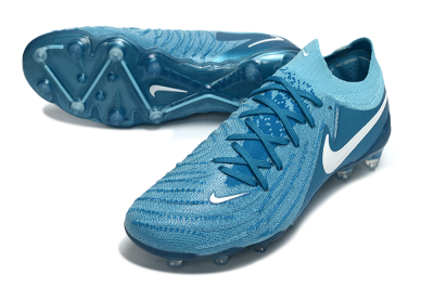 Nike Phantom GX 2 Elite AG Artificial Grass Soccer Cleats - Blue/Sky Blue/Ocean Blue