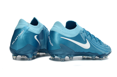 Nike Phantom GX 2 Elite AG Artificial Grass Soccer Cleats - Blue/Sky Blue/Ocean Blue