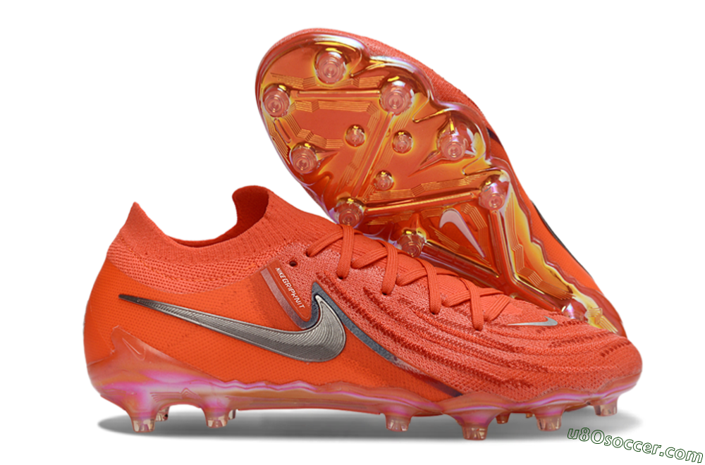 Nike Phantom GX 2 Elite AG Artificial Grass Soccer Cleats - Orange/Electric Orange/Sunset Blaze 1