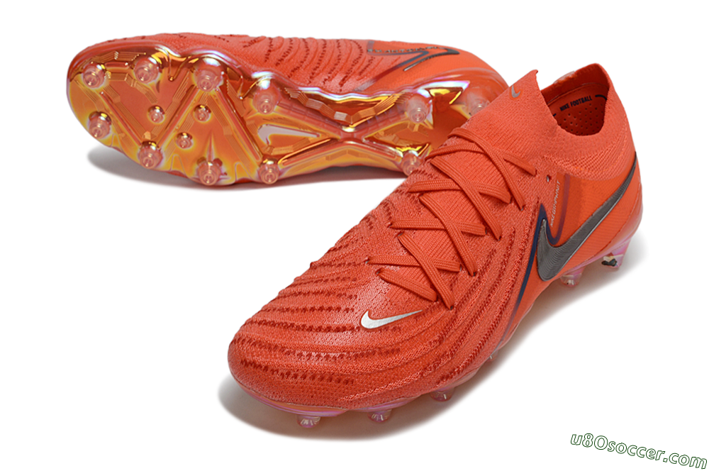 Nike Phantom GX 2 Elite AG Artificial Grass Soccer Cleats - Orange/Electric Orange/Sunset Blaze 3