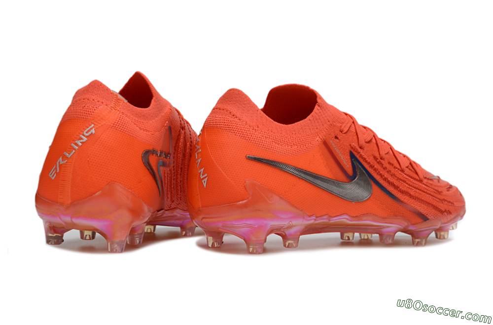 Nike Phantom GX 2 Elite AG Artificial Grass Soccer Cleats - Orange/Electric Orange/Sunset Blaze 6