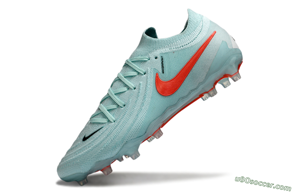 Nike Phantom GX 2 Elite AG Artificial Grass Soccer Cleats - Aqua/Coral Pop/Aqua Mist 5