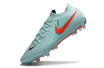 Nike Phantom GX 2 Elite AG Artificial Grass Soccer Cleats - Aqua/Coral Pop/Aqua Mist