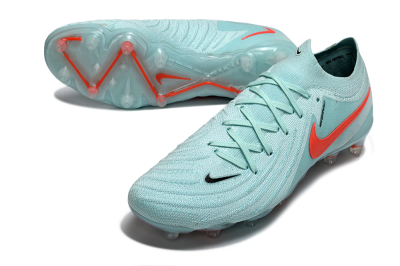 Nike Phantom GX 2 Elite AG Artificial Grass Soccer Cleats - Aqua/Coral Pop/Aqua Mist