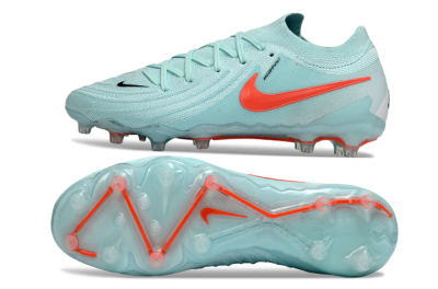 Nike Phantom GX 2 Elite AG Artificial Grass Soccer Cleats - Aqua/Coral Pop/Aqua Mist